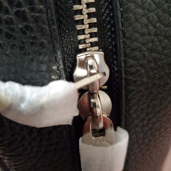 Coach Mens' Refined Pebbled Leather Backpack - Picture 4 of 6